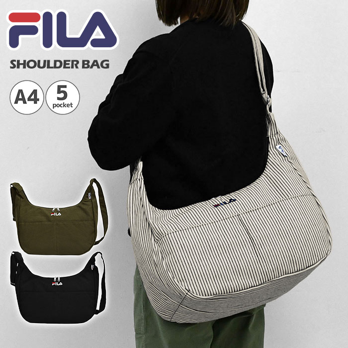 其它 - FILA フィラ 舟形 舟形ショルダーバッグ ショルダーバッグ A4 横型 軽量 レディース ショルダーバッグ ボディバッグ 多機能 斜めがけ 斜めがけバッグ ブランド 大人 キャンバス 帆布 おしゃれ カメラバッグ 旅行 スポーツ お散歩 旅行バッグ 小さめ 収納 スポーツブランド