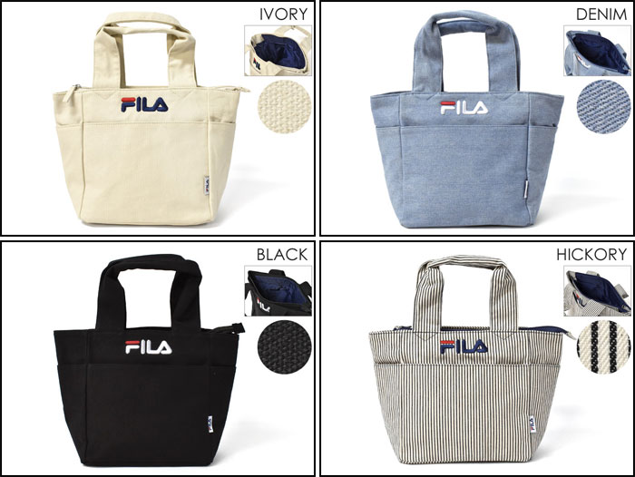 トートバッグ メンズ/ FILA フィラ キャンバス デニム ミニ トートバッグ 男性 男子 トート 小さめ 小さい バッグ 手提げバッグ ハンドバッグ サブバッグ ミニバッグ ポケット 多い たくさん 無地 シンプル 軽量 軽い かっこいい おしゃれ オシャレ 生成り 布 ブランド