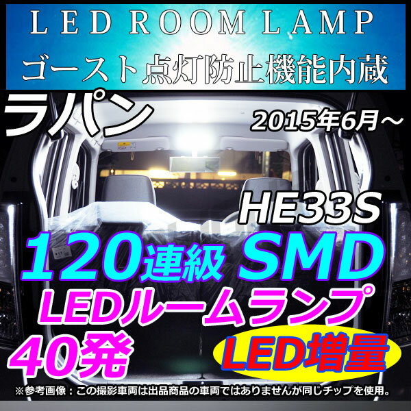 アルトラパン ラパンモード HE33S LEDルームランプ 120連級 LEDライト ホワイト