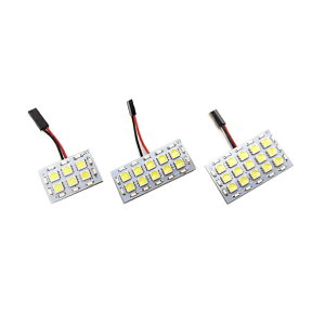 汎用 LEDルームランプ　室内灯 3chip5050SMD + サイド発光 車中泊 省電力 ホワイト