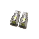 【24V車用】2球セットT10 LED T16 5630SMD 3w LED ライトブルー 12000k【無極性】