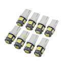 LED T10【8個セット】3chip5連 T10 LED ホワイト