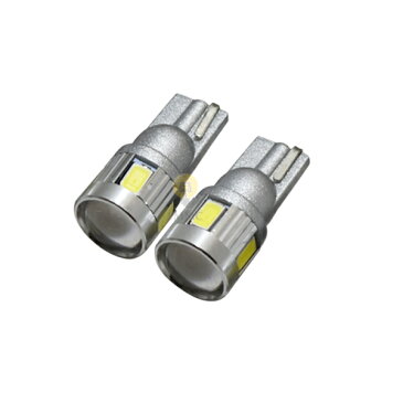 T10 LED　T16 LED　【24V車用】5630SMD 3w プロジェクター LED　ホワイト【無極性】