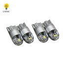 【24v車用LED】4球セット LED T10 T16 3030SMD 超小型 ポジション球 バックランプ 【無極性】 ホワイト or アンバー 車検対応