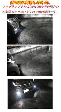 LEDフォグランプH8H11H16ハイビームHB38400lmLED角度調整可能回転式【ジュエルメタルLF42】【車検対応】