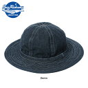 【ポイント10倍】BUZZ RICKSON 039 S バズリクソンズ DENIM WORKING HAT 日本製 定番 ミリタリー デニム ハット BR01476