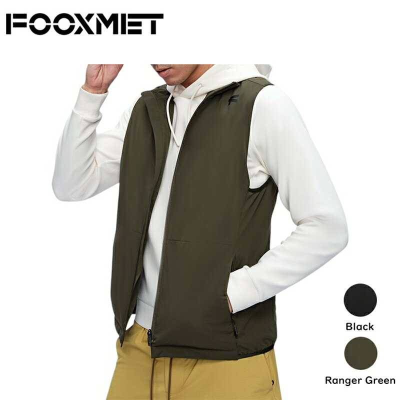 樂天商城 - 【ポイント20倍！5/8 12時迄】FOOXMET / フォックスメット 知能温度調整システム搭載 メンズ ハイカラー ヒーター ベスト [FM123C50114]
