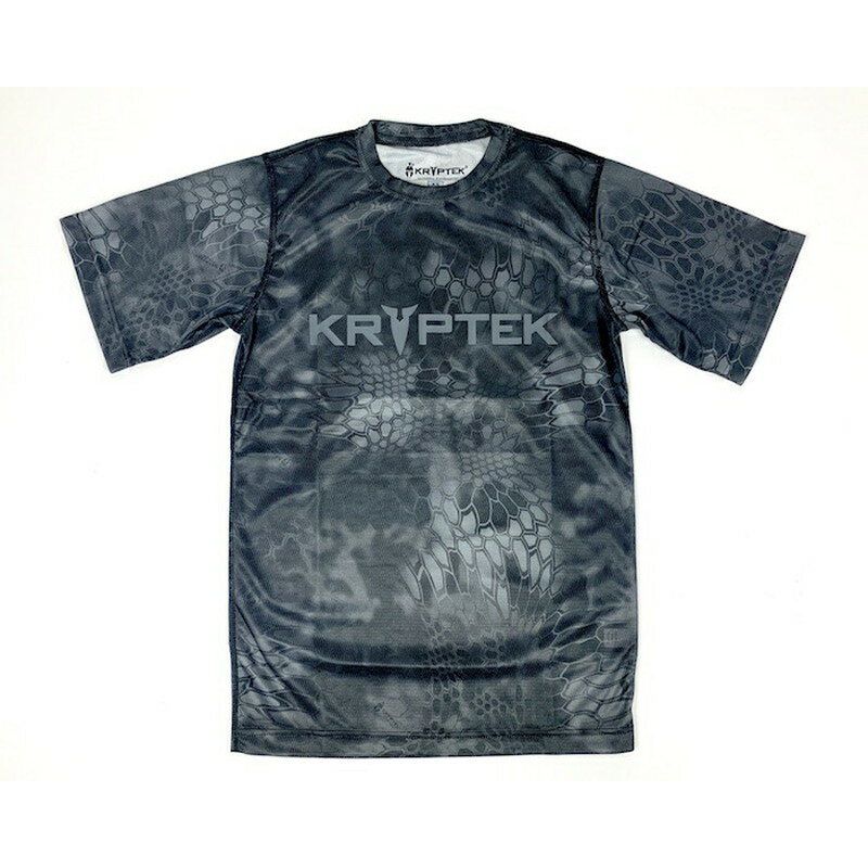 【ポイント20倍 】Kryptek クリプテック 正規品 HYPERION SS CREW ロゴ付 半袖 Tシャツ 19HYPSSLT3 タイフォーン TYPHON Sサイズ ｜ サバイバルゲーム 服装 Tシャツ 迷彩服 送料無料