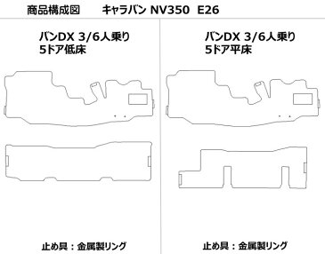 【これ以上ない贅沢 厚さ脅威の2CM】 日産 NV350 キャラバン E26 フロアマット「最高級フロアマット」『送料無料』