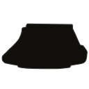 【P7倍 (7/13)限定】【在庫処分セール】レクサス HS(型式:ANF10)(年式:H21.07-) トランクマット ラゲッジマット 無地×ブラック【在庫限...