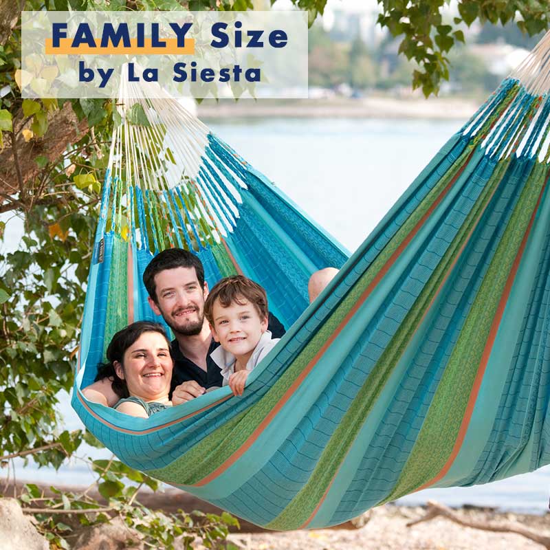 La Siesta ラシエスタ ハンモック 1-3人用 ファミリーサイズ 屋外 室内 吊り