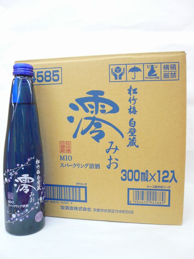 楽天すわべ酒店澪 みお 300ml 1ケース （ 12本入り ） 宝酒造 松竹梅 白壁蔵 お酒 日本酒 スパークリング