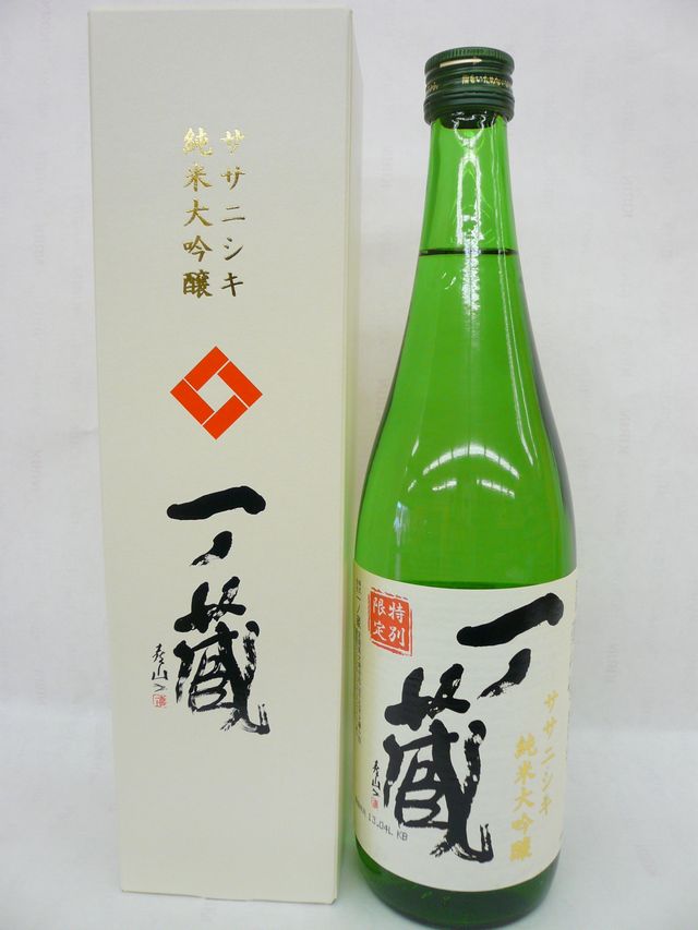 宮城 限定 一ノ蔵 ササニシキ 純米大吟醸 720ml 箱入  お酒 日本酒 一の蔵