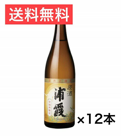 送料無料 宮城 限定 浦霞 原酒 本醸造 720ml 1ケース （ 12本入り ）[宮城県] お酒 日本酒 甘口