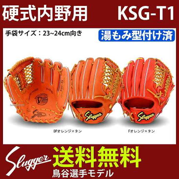 【あす楽対応】 送料無料 久保田スラッガー 内野手用 硬式グローブ グラブ セカンド・ショート用 内野 (湯もみ型付け済) KSG-T1KZ 鳥谷 選手 合宿 野球部 高校野球 秋季大会 野球用品 スワロースポーツ