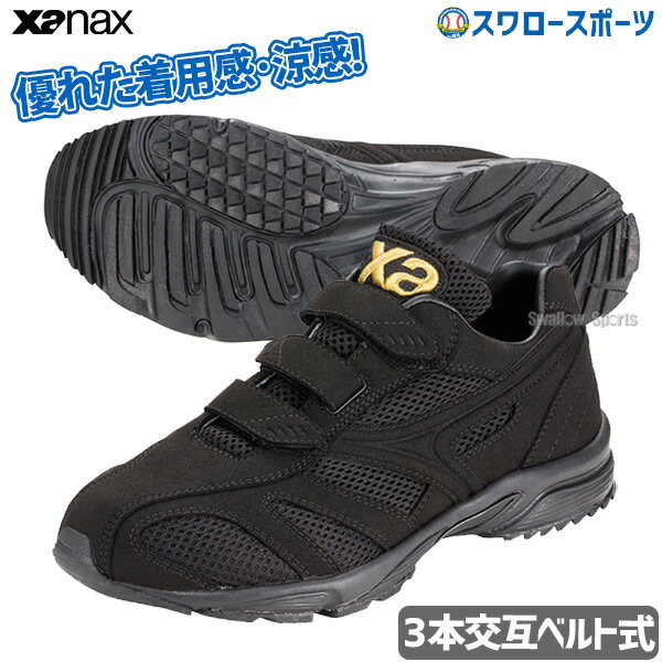 【8月20日全品ポイント8倍】野球 ザナックス Xanax 野球 アップシューズ トレーニングシューズ ベルクロ マジックテープ トラスト BS531TL アウトレット クリアランス 在庫処分 トレシュー 野球用品 スワロースポーツ