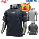 野球 ローリングス ストレッチニットパーカーシャツ 半袖 パーカー シャツ AOS12S03 Rawlings ウェア ウエア 秋用 冬用 秋冬 野球用品 スワロースポーツ