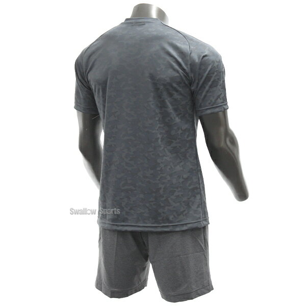 野球 久保田スラッガー ウエア ウェア 大人 一般 トレーニング 春夏 Tシャツ 半袖 丸首 ドライ ハーフパンツ 上下セット GT-01-OZ-H09G 野球用品 スワロースポーツ 2
