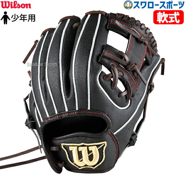 野球 ウィルソン 少年用 小学生 軟式グローブ グラブ D-MAX DUAL jr. デュアル ジュニア 内野手用 右投用 内野手 内野 6J型 WBW103112 Wilson 野球用品 スワロースポーツ RDY6JH
