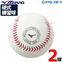 野球 ミズノ 硬式ボール ミズノ スリケン 高校野球 高校練習球 硬球 2個 1BJBH436001P Mizuno 野球用品 スワロースポーツ