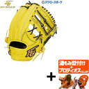 【プロティオス型付け込み/代引、後払い不可 】野球 ハイゴールド 軟式グローブ グラブ 己極 SRレモンイエロー 内野 内野手用 OKG-7106 Hi-Gol...