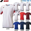 野球 SSK エスエスケイ ウェア ウエア 2ボタン ベースボール Tシャツ 裾バインダー BT2690 野球用品 スワロースポーツ