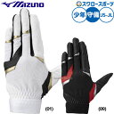 \19.20日連続ポイントセール/ 野球 ミズノ 手袋 守備用手袋 守備用 片手用 少年用 ジュニア用 子供用 1EJEY330 MIZUNO 野球用品スワロースポーツ