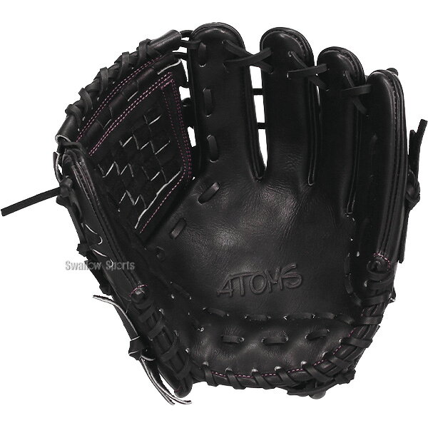 野球用品専門店スワロースポーツの野球 グローブ 硬式 アトムズ オールラウンド 102型 硬式グローブ グラブ 硬式用 湯もみ型付け済み 高校野球対応 スワロー限定 大人用 一般用 ASW-NE102GLBK2KZ ATOMS 野球用品スワロースポーツ｜アングル2