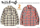 シュガーケーン(Sugarcane)Lot No. SC29365 / FICTION ROMANCE TWILL CHECK WORK SHIRTS 長袖シャツ 2Color 【送料無料】(4)