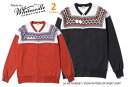 Whitesville(zCcr)@SNOW PATTERN ZIP SWEAT SHIRT XEFbgWbvJ[fBKyz