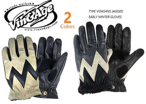 ヴィン&エイジ(VIN&AGE) TYPE VGW24NS JAGGED EARLY WINTER GLOVES 牛革 ナーティーショートグローブ エイジング加工 ヴィンテージ バイカー 手袋 グローブ 革 ヴィン&エイジ(VIN&AGE) TYPE VGW24NS JAGGED EARLY WINTER GLOVES 牛革 ナーティーショートグローブ エイジング加工 ヴィンテージ バイカー 手袋 グローブ 革