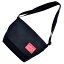 MANHATTAN PORTAGE(マンハッタンポーテージ)1605-JR NYLON MESSENGER BAG JR(SM)メッセンジャーバッグ　COLOR：BLACK／DARK NAVY