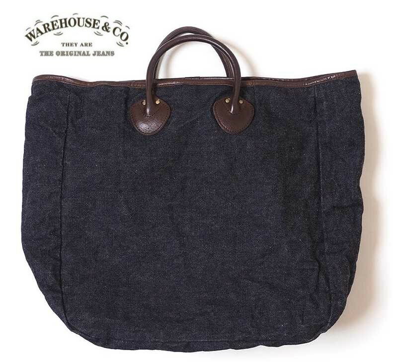 ウェアハウス　WAREHOUSE　Lot 5230 DENIM TOTE BAG　デニムツールバッグ　／直営店限定のオリジナルトートバッグアメカジ　ヴィンテージ　バッグ