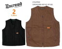 BLUCO(uR)UNCROWD (ANEh) CYCLETOGSCANVAS RIDE VEST UC-107-022yz COLOR@F BLACK@^@BROWN