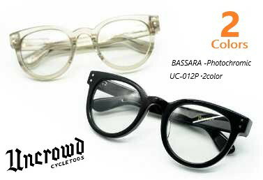 UNCROWD （アンクラウド ） photochromic Model-BASSARA UC-012p 2Color 調光レンズ【送料無料】サングラス ブルコ 伊達メガネ