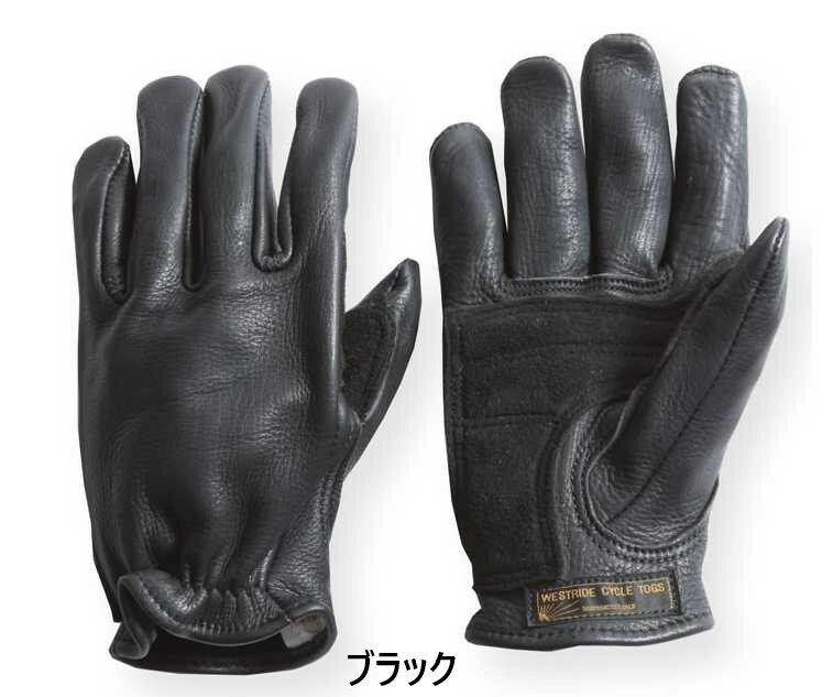 WESTRIDE(ウエストライド)チャーチル別注クラシックショート・グローブCLASSIC SHORT GLOVE-　4Colors【送料無料】アメカジ　ヴィンテージ　バイカー　ライダー　手袋　グローブ　革 3