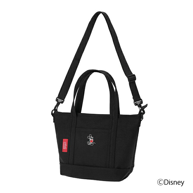 MANHATTAN PORTAGE(マンハッタンポーテージ) レゴ トート バッグ (M) W ZIPPER VER 2　ディズニー ミッキー 21 REGO TOTE (M) W/ ZIPPER VER 2　DISNEY MICKEY 21 ブラック 1305Z2MIC21