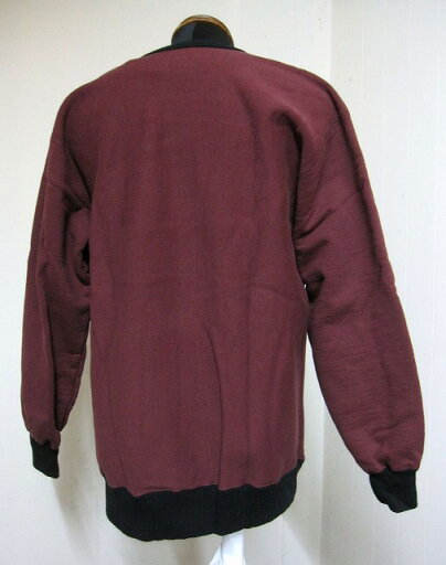 ウエストライド(WESTRIDE)HEAVY WEIGHT FORNT V SWEAT -W.RED/BLK【送料無料】アメカジ ヴィンテージ トレーナー メンズスウェット