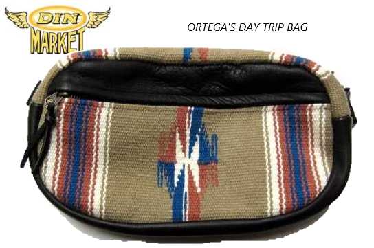 楽天SWAPMEETDIN MARKET【1点物】 ORTEGA'S DAY TRIP BAG ディンマーケット　オルテガ　デイトリップバッグ　-BROWN×BLACK