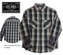 BIG MIKEirbO}CNjHEAVY FLANNEL WORK SHIRTS@wr[tl[NVc lVc 101935202 -BLUE x WHITE^AJW@Be[W@Vc@lVc@YVc