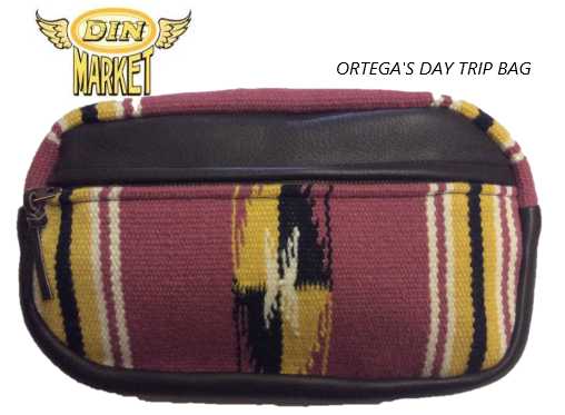 楽天SWAPMEETDIN MARKET【1点物】 ORTEGA'S DAY TRIP BAG ディンマーケット　オルテガ　デイトリップバッグ　PINK×BLACK