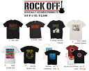 OFFICIALY LICENSED PRODUCTS ROCK OFF S/S TEE 14DESIGN ロックTシャツ2024(4)