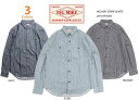 BIG MIKE (ビッグマイク)HICKORY STRIPE SHIRTS 長袖ヒッコリーストライプワークシャツ101815005 3Color(4)