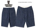 ウェアハウス(WAREHOUSE)Lot Lot 1204 CHINO SHORTS インディゴデニム チノーショートパンツ【送料無料】ハーフパンツ MADE IN JAPAN アメカジ ヴィンテージパンツ