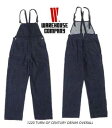 EFAnEX(WAREHOUSE)1220 TURN OF CENTURY DENIM OVERALL fjI[o[I[-NONWASHyz