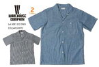 ウェアハウス(WAREHOUSE)Lot 3091 "S/S OPEN COLLAR SHIRTS" 　半袖シャツ　 SHIRTS 【送料無料】アメカジ　ヴィンテージ　ワークシャツ