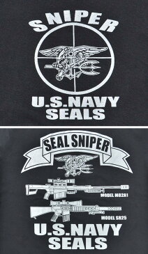 SWAT ORIGINAL（スワットオリジナル） メンズ Tシャツ 半袖 【ミリタリー】　 SEAL SNIPER バックプリントTシャツ 6.2oz