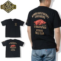 SWAT ORIGINAL（スワットオリジナル） ミリタリー メンズ 半袖Tシャツ デヴグル ゴールドチーム“THE HAWGS OF WAR”（イノシシ）バックプリントTシャツ