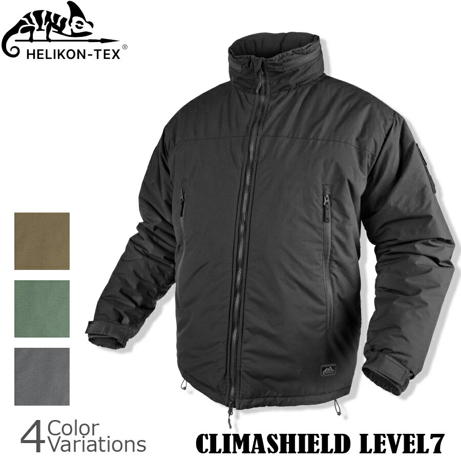 【ポイント5倍★5月9日20：00～5月16日1：59まで！】HELIKON-TEX(ヘリコンテックス) LEVEL 7 LIGHTWEIGHT WINTER JACKET CLIMASHIELD レベル7 クライマシールド ジャケット KU-L70-NL