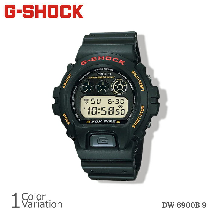 CASIOʥ G-SHOCK DW-6900B-9 Х 1ǯݾڡ